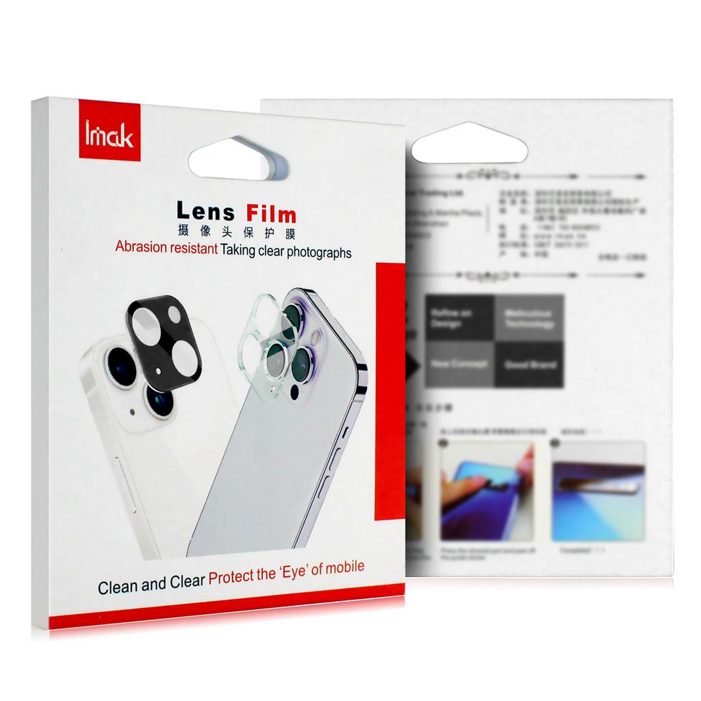 IMAK For Honor Power 5G Tempered Glass Lens Film+Acrylic Cap (Black Version)