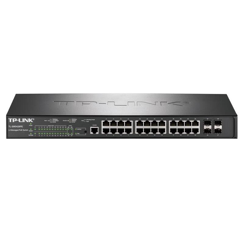 TP-LINK TL-SH5428PE 24-Port Gigabit Layer 3 Managed PoE Switch