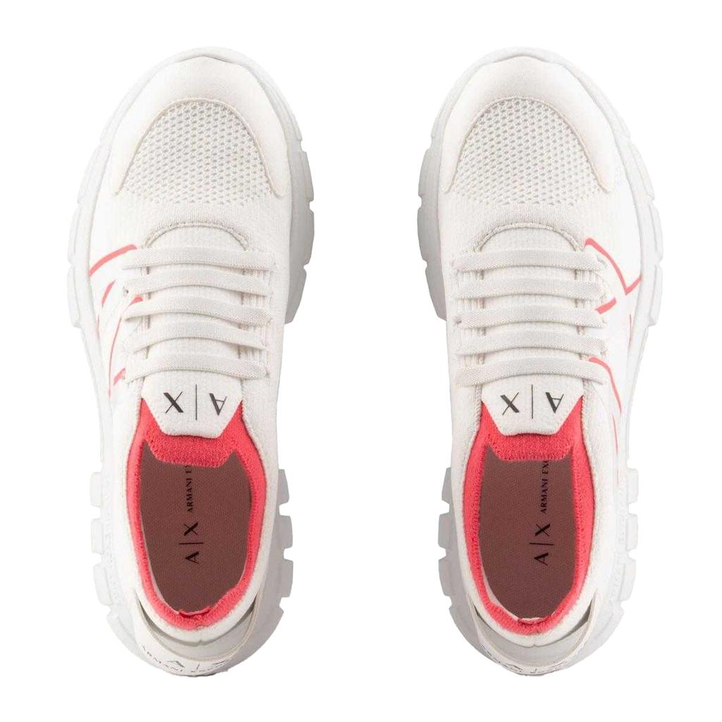 Женские кроссовки Armani Exchange с контрастными вставками