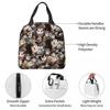 Opossums Opossum Screm Insulated Lunch Bag for Women Kids Portable Food Boxes Thermal Lunch Box Tote