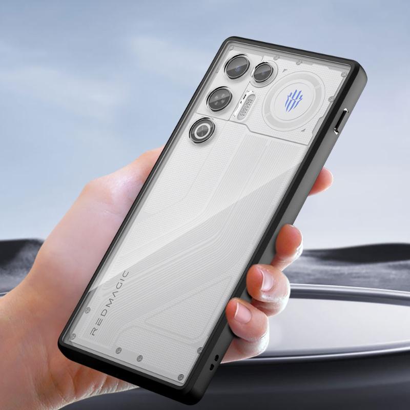 Для ZTE Nubia Redmagic 11 Air Матовый акриловый чехол для телефона Red Magic 11 Air Ударопрочный Прозрачный Жесткий ПК + ТПУ Чехол-бампер