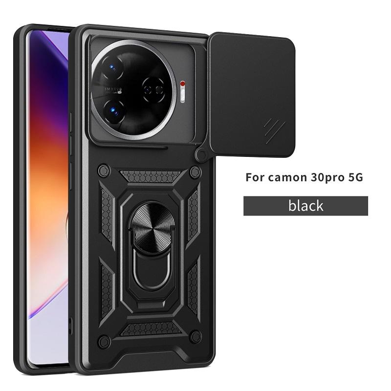 Роскошный откидной чехол для объектива камеры Tecno Camon 30 Pro 5G, противоударный бампер, устанавливаемый на автомобиль, магнитный чехол-подставка