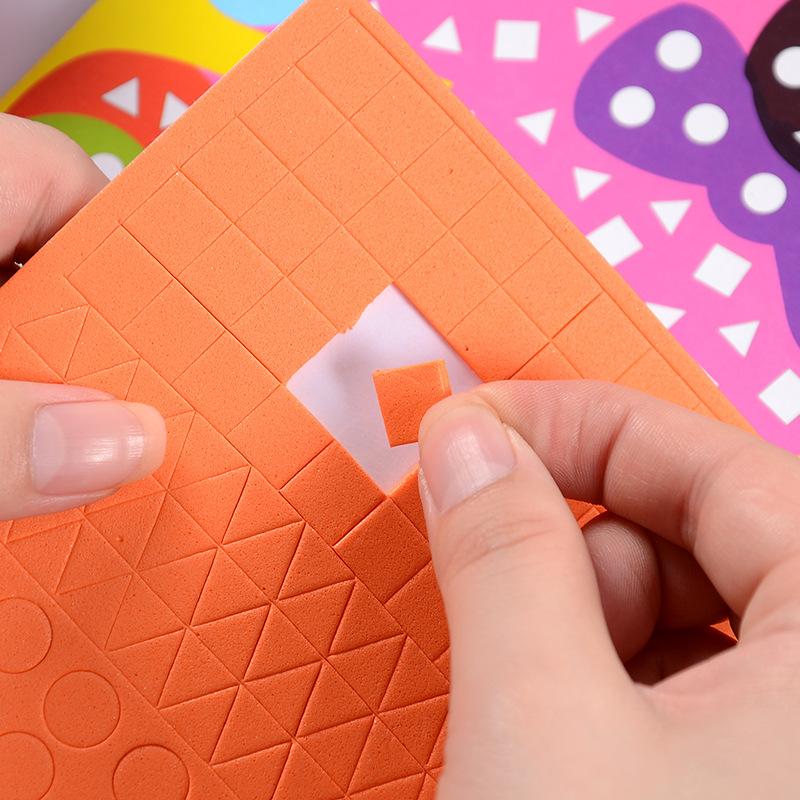 6/12 шт. Мозаики Картины Сделай сам Поролоновые Пазлы 3D EVA Наклейка Самолет Машина Космический корабль Кошка Собака Животное Мультяшный Рисунок Домашний Декор TMZ