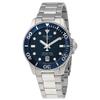 Женские часы Tissot Seastar 1000 с синим циферблатом, кварцевые T1202101104100