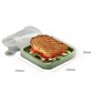 Silicone Sandwich Container Leakproof Snack Bento Box Reusable Portable Toast Bento Box for Outdoor Picnic
