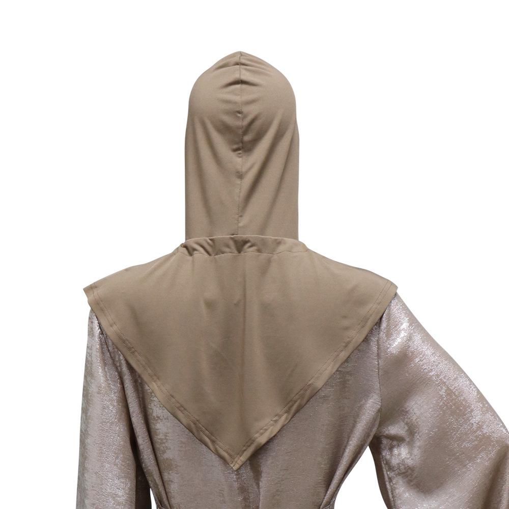 XQY500332 Ближневосточная металлическая цепочка со стразами, пуловерная шапка для женщин - Модный этнический головной платок