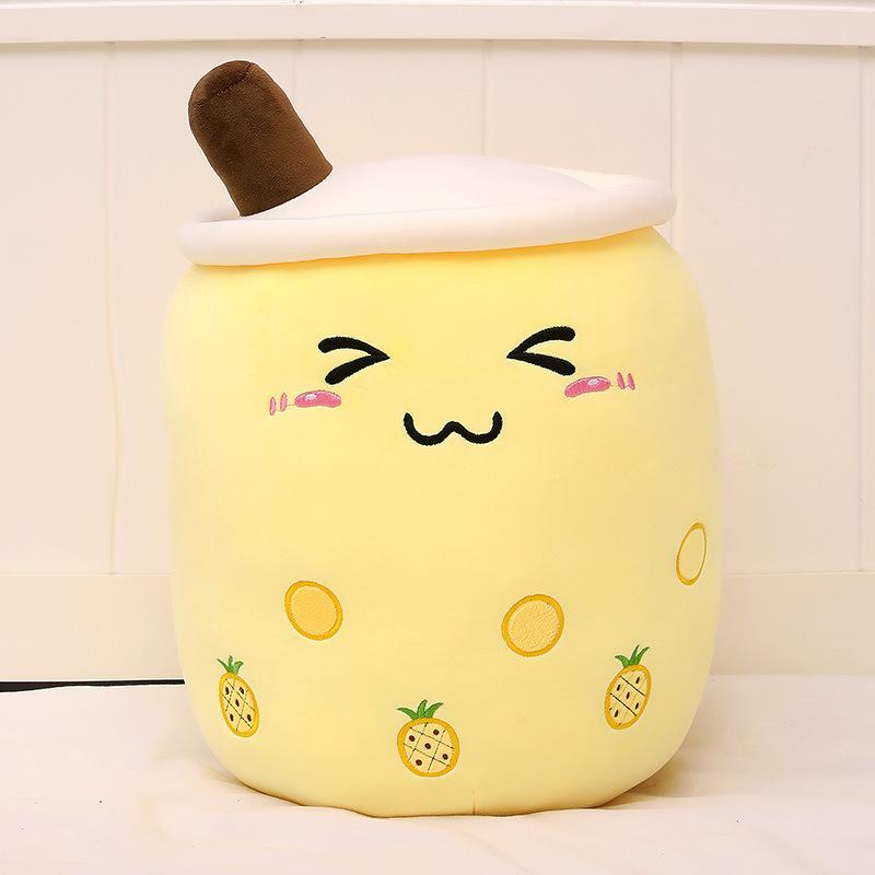 24 см Подушка для чая с молоком Kawaii Мягкая плюшевая игрушка Boba Tea Plushie Игрушка для детей Игрушки Подарки на день рождения