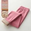 Women's Velvet Lambswool Fleece-Lined Warm Pants - Thickened Plus Size Autumn/Winter Leggings