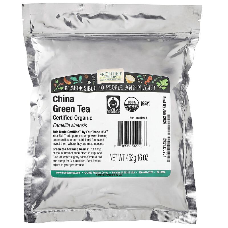 Organic China Green Tea, 16 oz (453 g)