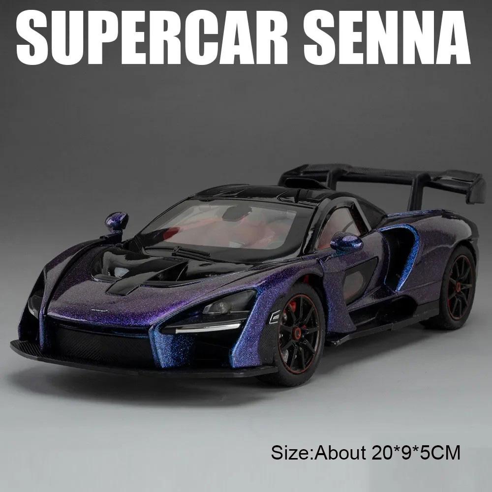 1:24 Apollo IE Toys Cars Models Huayra GTR-CSR2 720S Revuelto With Sound Light Pull Back Miniature Sports Car Collectible Item