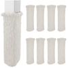 Thick, Double-layered Chair Leg Covers/socks (8 Count) with Silicone Interior for Anti-slip Protection and Noise Reduction. Prevent Floor Scratches an