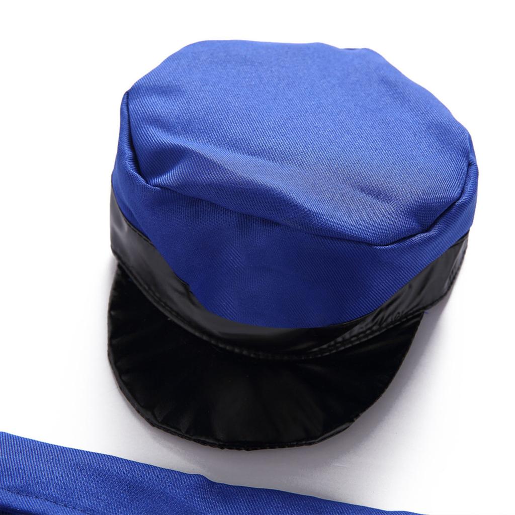 Косплей-наряд для собаки Дышащий Модный Забавный костюм для щенка для Тедди на Рождество Хэллоуин Вечеринку Синий Полицейский S