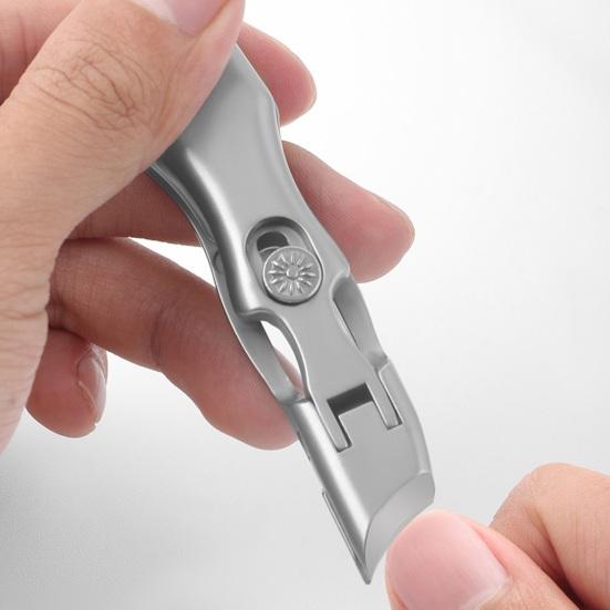 Кусачки для ногтей со стеклянной пилочкой, сверхострые, прочные, для пожилых людей, немецкие кусачки для ногтей из нержавеющей стали для толстых ногтей