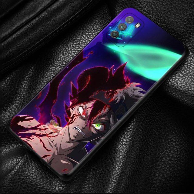 Чехол с аниме «Черный клевер» для Xiaomi Poco X3 F3 Gt M3 Nfc F1 M3 M4 Pro 5g F3 Gt, чехол для Mi 11t 10t Pro 9t 11 Note 10 Lite Civi