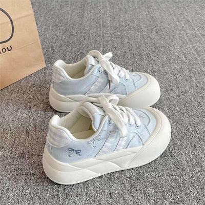 Женские весенне-осенние новые туфли-уродцы, повседневные универсальные туфли на платформе, студенческие спортивные туфли для женщин