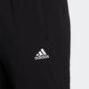 adidas Повседневные дышащие однотонные трикотажные спортивные брюки мужские низ черного цвета HE9908