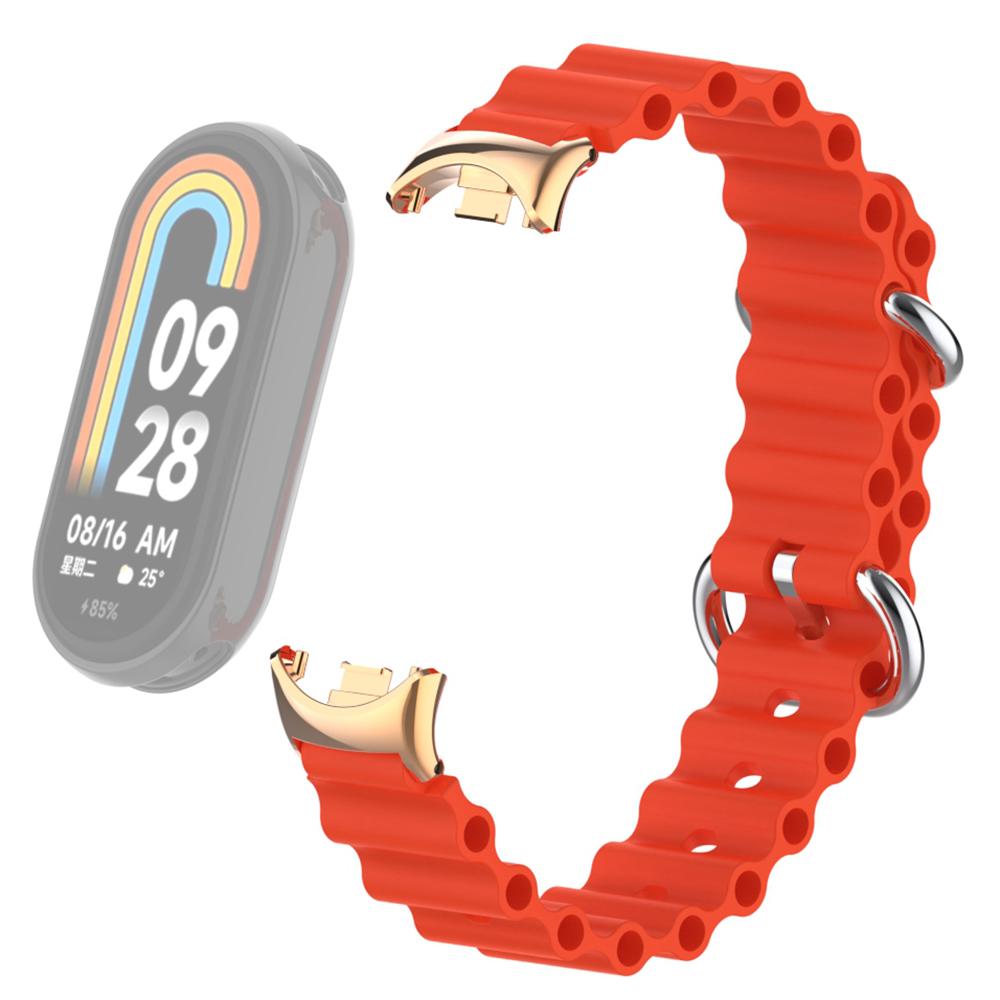 For Xiaomi Smart Band 9 NFC/9/8 NFC/8 Ocean Band Adjustable Loop Sport Watch Strap with Connector