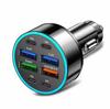 Cross-border Digital Car Charger: 4-Port, 66W Fast Charging, USB & PD, QC3.0 Compatible