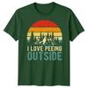 Camping I Love Peeing Outside TShirt Funny Hiking Outdoors Gift Unisex Unisex Tee