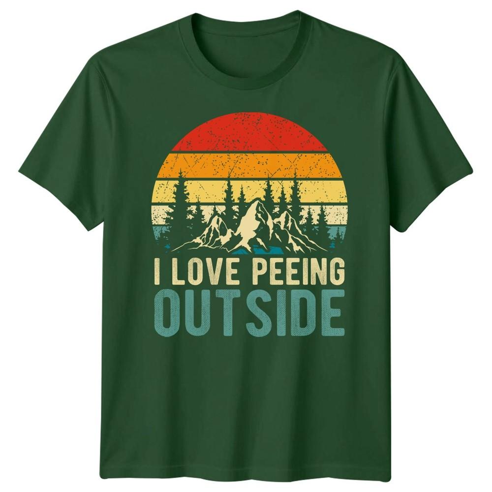 Camping I Love Peeing Outside TShirt Funny Hiking Outdoors Gift Unisex Unisex Tee