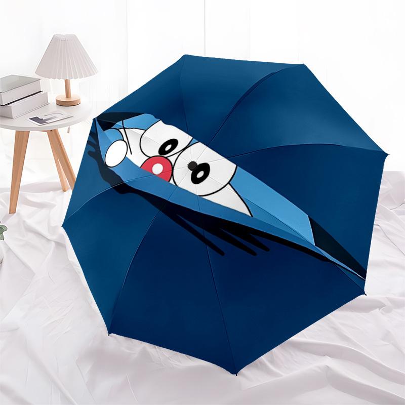1pc Peekaboo Face Auto Umbrella | Portable Foldable 8-Rib Manual Open, Cute Gift for Outdoor, Casual Accessory, Durable Canopy y250825021