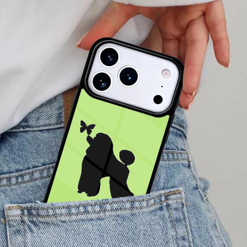 Чехол для телефона с рисунком мультяшных пуделей для iPhone 16e 15 14 13 12 17 Pro Max Plus Air 17pro Чехол Coque