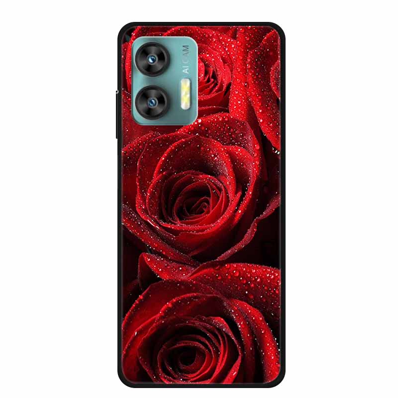 Для Oukitel C36 C35 Чехол Роскошный ТПУ Мягкий Силикон Чехлы для Телефона Задняя Крышка для Oukitel C35 OukitelC36 Ударопрочный Цветы Fundas