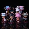 4 шт. Аниме One Piece Тони Тони Чоппер Кос МОРСКОЙ Сенгоку Сакадзуки Модель Игрушка Подарок Украшение для Автомобиля ПВХ Фигурка Действия В Коробке