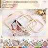 Bamboo Wood Square Embroidery Hoop Set Square Shape Embroidery Frame  Embroidery Craft