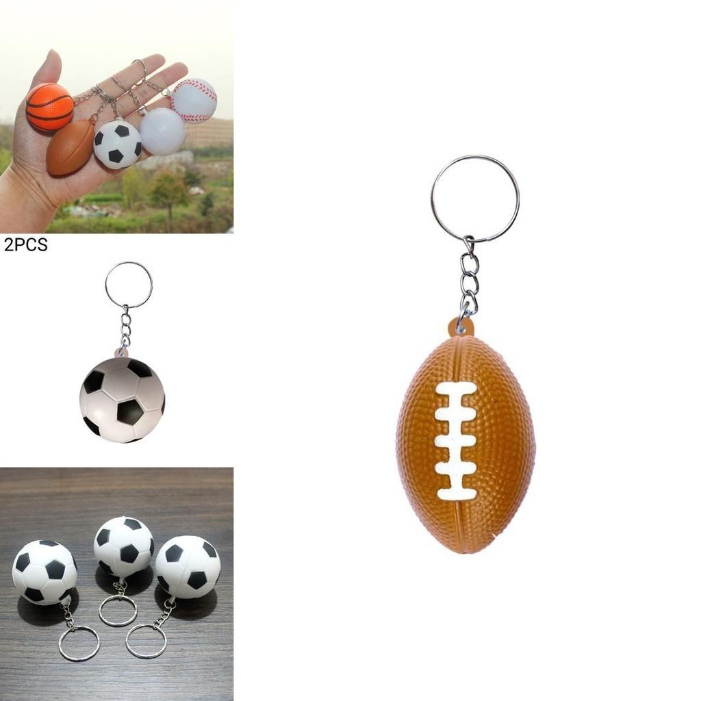 Самый продаваемый Брелок для баскетбола из ПУ Мяч для футбола из пены Игрушка для детских упражнений Декоративное подвесное украшение Активный сувенир