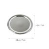 24 Pcs Tinplate Cover Metal Canning Jar Lids Spill Proof Caps Wide Mouth Mason Airtight Bottle Caliber Reusable