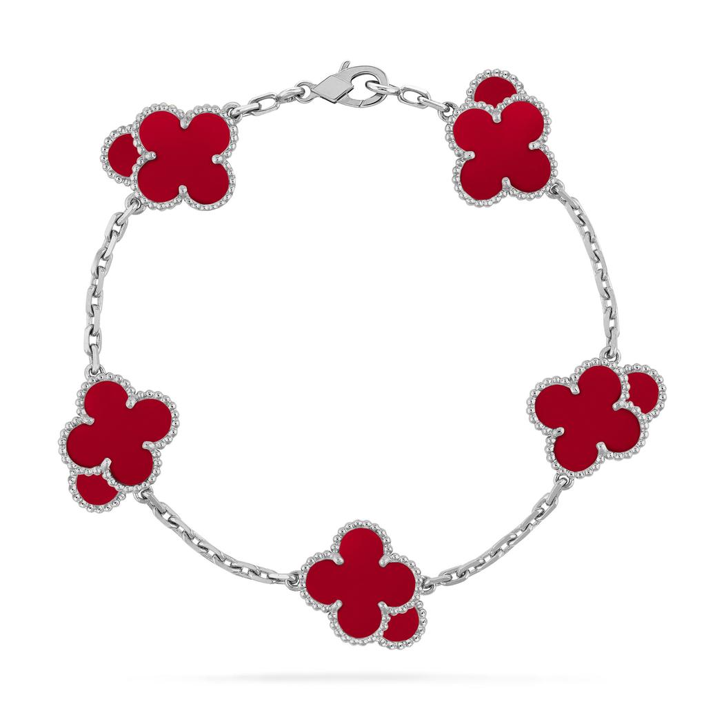 Trendy New Four-leaf Clover Bracelet Handwear Fashion Women's Five-flower Bracelet