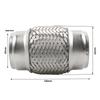 4-Inch (102 mm) Large-Diameter Exhaust Flexible Bellows Connector for Commercial Vehicles and Generators