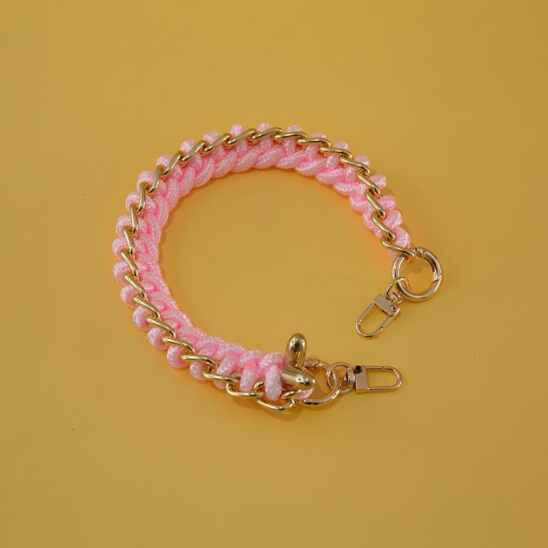 Сделай сам Женская Сумка Плетеные Ремни для Сумки Ручной Работы Веревочный Плетеный Дизайн Короткий Ремешок для Сумки Длиной 40 см Легко Сочетающийся Цепочка Ремень для Наплечной Сумки