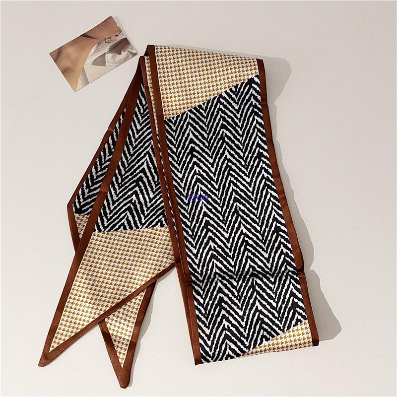 Женский шелковый шарф пояс для джинсов - Стильный летний аксессуар