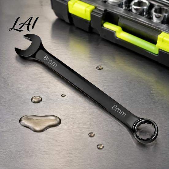 Heavy Duty Steel Spanner Double End Combination Wrench Heavy-Duty Metric Automotive Repair Hand Tool High-Strength for Construction Mechanical