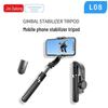 Bluetooth Selfie Stick with Stabilizer, Anti-Shake, LED Fill Light, and Mini Handheld Gimbal Tripod for Vlogging