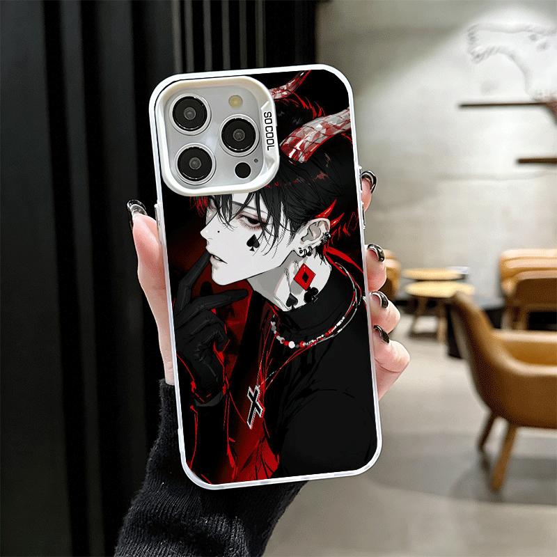 Чехол для телефона в аниме-стиле «Злой Плохой Парень» для iPhone 15 16 17 Pro Max 17Air 16E 14 Plus 13 12 Mini, противоударная задняя крышка