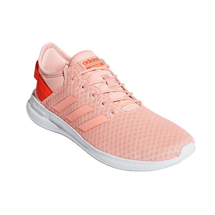 adidas Neo Qtflex Изысканные Ретро Прочные Легкие Низкие Повседневные Кроссовки для Бега Женские кроссовки Кораллово-розовый DA9445