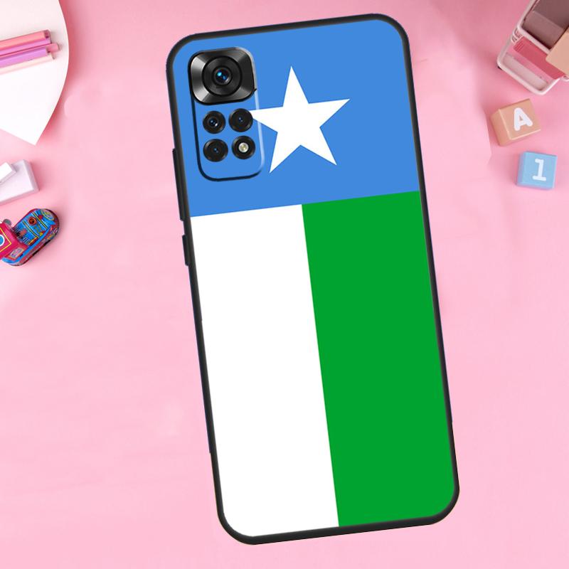 Puntland State Somali Flag For Xiaomi Redmi Note 13 10 12 11 14 15 Pro Plus Phone Case For Redmi 15 13C 12C 14C 10C 15C