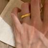 Меркурий Малое Двойное Кольцо Матовое Ретро Ручная Работа Кольцо Манго Персонализированное Звезда Кольцо Холодного Ощущения