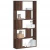 VidaXL 5-Tier Bookcase Brown Oak Engineered Wood, Shelf, Bookshelf, Book Holder, Cabinet of 852777