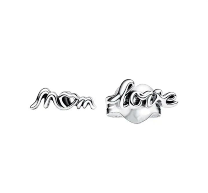 925 Silver Earrings Double Hoop Butterfly Earring Fit Charms Diy Fine Jewelry Gift For Women Making Accessories