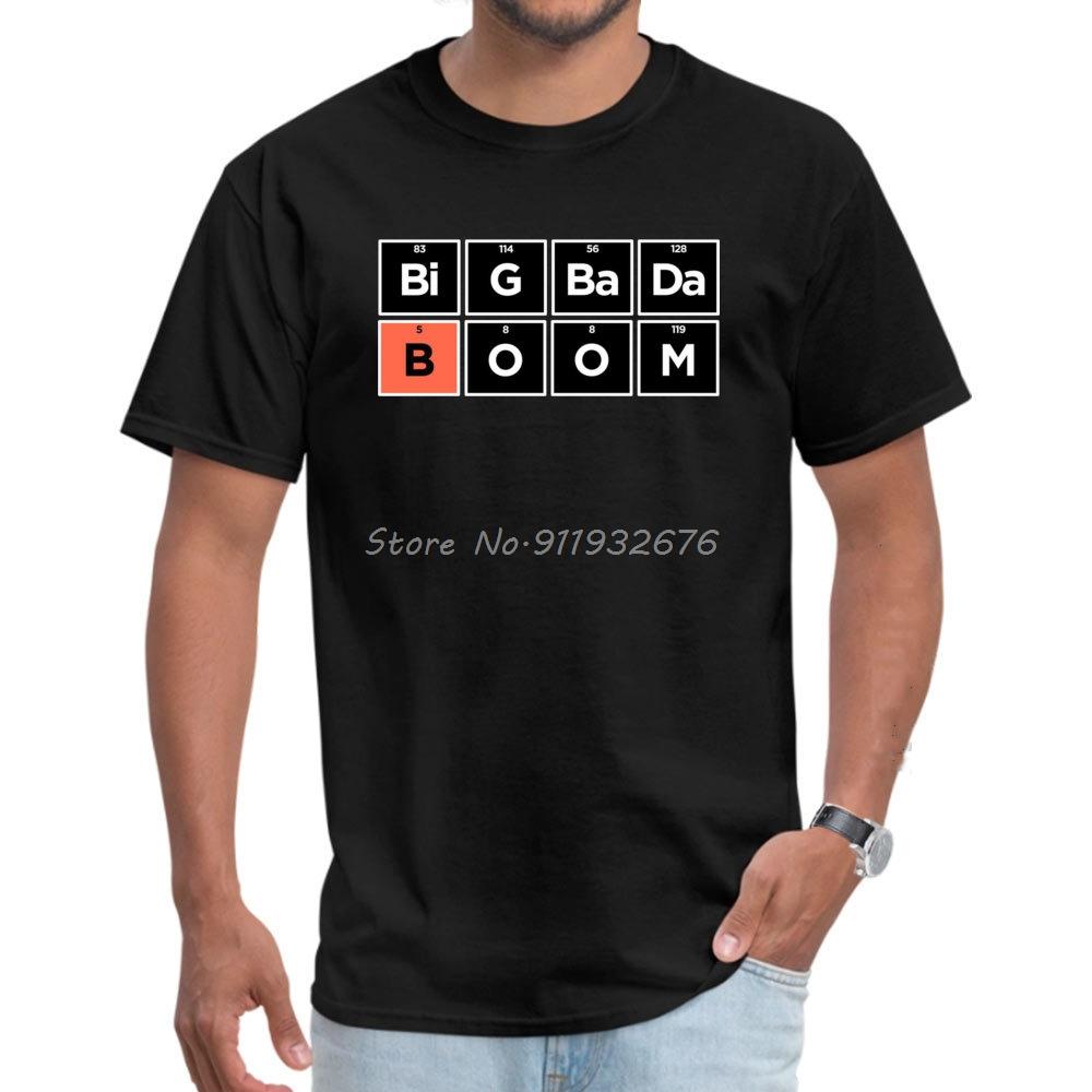 Casual Shirt Element Big Ba Da Boom Printed On Tshirts High Quality O-Neck Pure Cotton Men's T