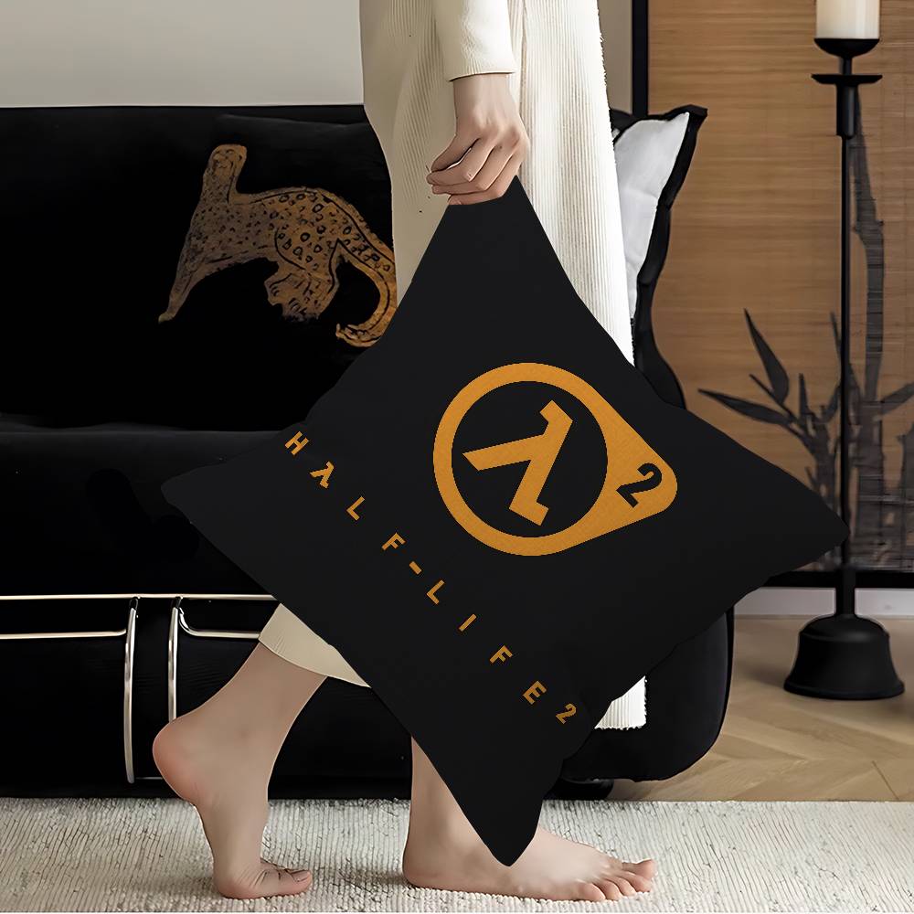 Game HHalf LLife Cushion Cover Inches Farmhouse Decor Home Throw Pillow Covers for Couch Decorations