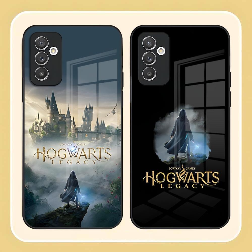 Чехол для телефона H-Hogwartss Legacy для Samsung S26 S24 Ultra S23 S22 S21 Fe S25 Plus A54 A34 A24 A53 A13 A16 Стеклянная крышка