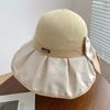 Versatile Wide Brim Fisherman Hat For Women Beach And Protection Sun