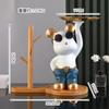 Bear Tray Bear Sculpture Piggy Bank Violent Bear Statue Resin Ornament Desktop Accessories Kids Gift Living Room Home Decor