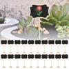 20pcs Wooden Blackboard Vertical Writing Notice Plant Decorative Signs Tags Garden Labels DIY