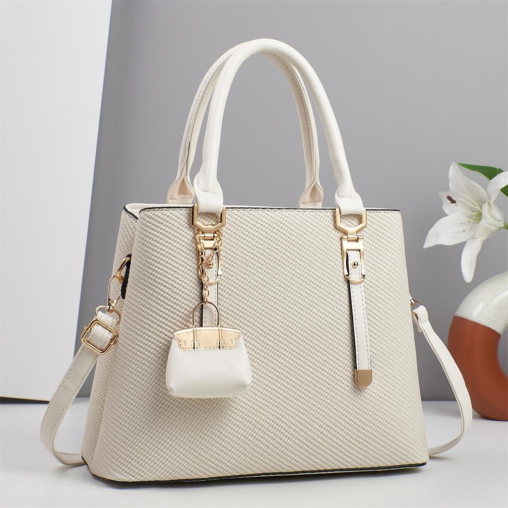 Новая высококачественная модная сумка, универсальная, большая вместительная сумка через плечо, простая и атмосферная сумка-тоут Macaron